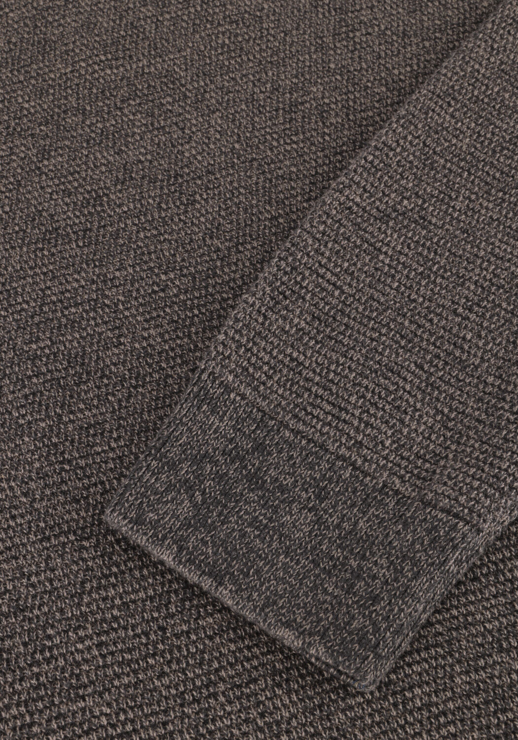 Graue SELECTED MEN Pullover SLHROSS LS KNIT STRUCTURE CREW NECK NOOS - large