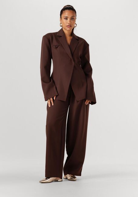 Braune REFINED DEPARTMENT Weite Hose KALY - large