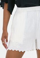 Weiße SISSEL EDELBO Hosen ORGANIC COTTON SHORTS - medium