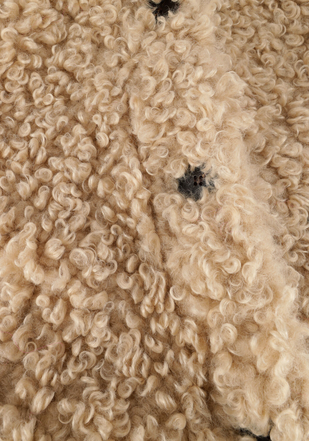 Beige CO'COUTURE Teddy-Jacke TEDDY MIX JACKET - large