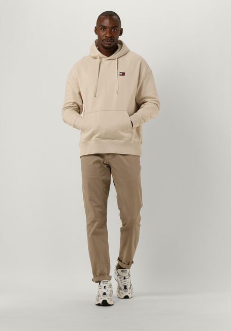 Beige TOMMY JEANS Sweatshirt TJM RLX XS BADGE HOODIE - large