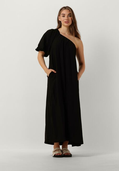 Schwarze CO'COUTURE Maxikleid HERA ASYM PUFF DRESS - large