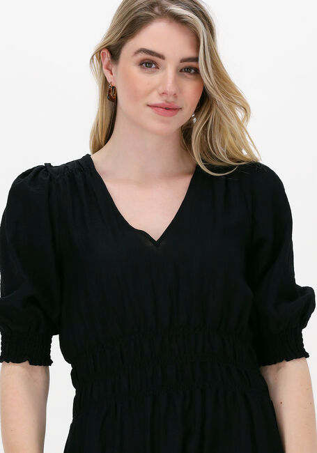 Schwarze LEVETE ROOM Midikleid MONICA 6 SHIRT - large