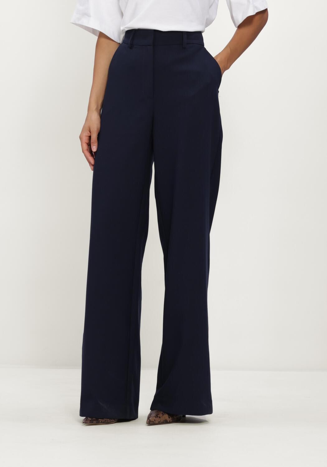 Dunkelblau CO'COUTURE Weite Hose MAVACC PANT - large