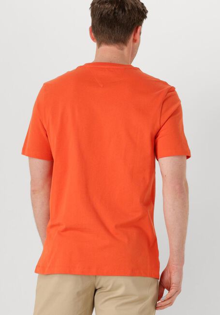 Orangene TOMMY HILFIGER T-shirt ESS SEASONAL REG FIT SOLID TEE - large