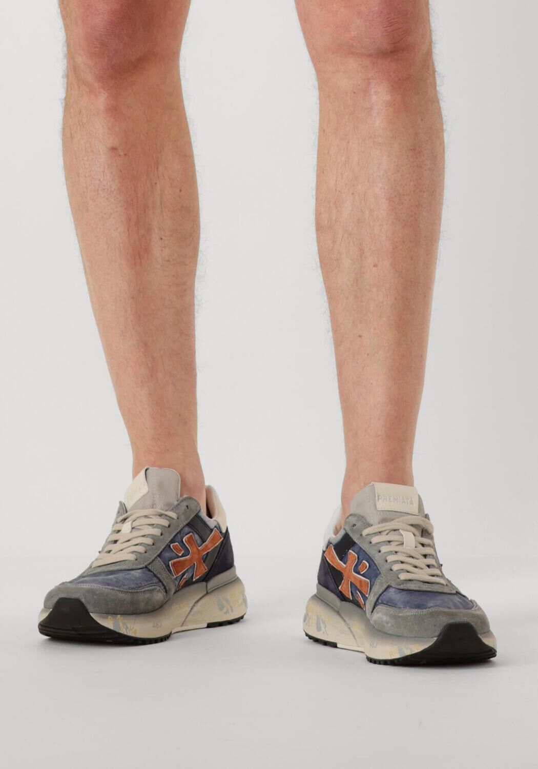 Blaue PREMIATA Sneaker Low MICK - large