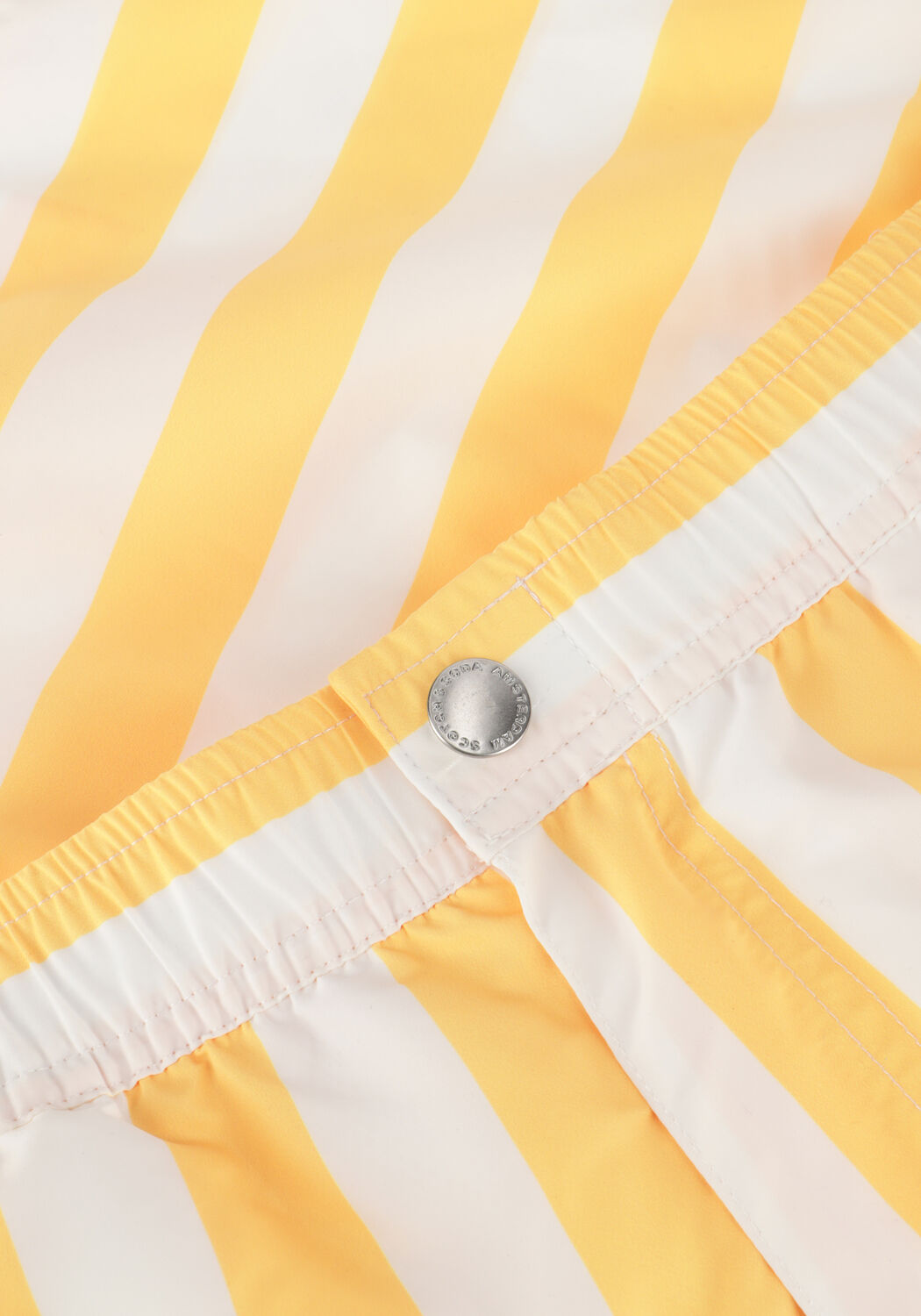 Gelbe SCOTCH & SODA Badehosen STRIPED MID-LENGTH SWIMSHORT - large