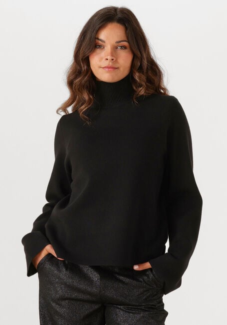 Schwarze OBJECT Pullover OBJREYNARD HIGH NECK PULLOVER - large