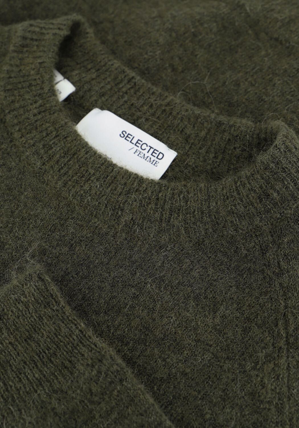 Gr&uuml;ne SELECTED WOMEN Pullover LULU LS KNIT O-NECK B - large