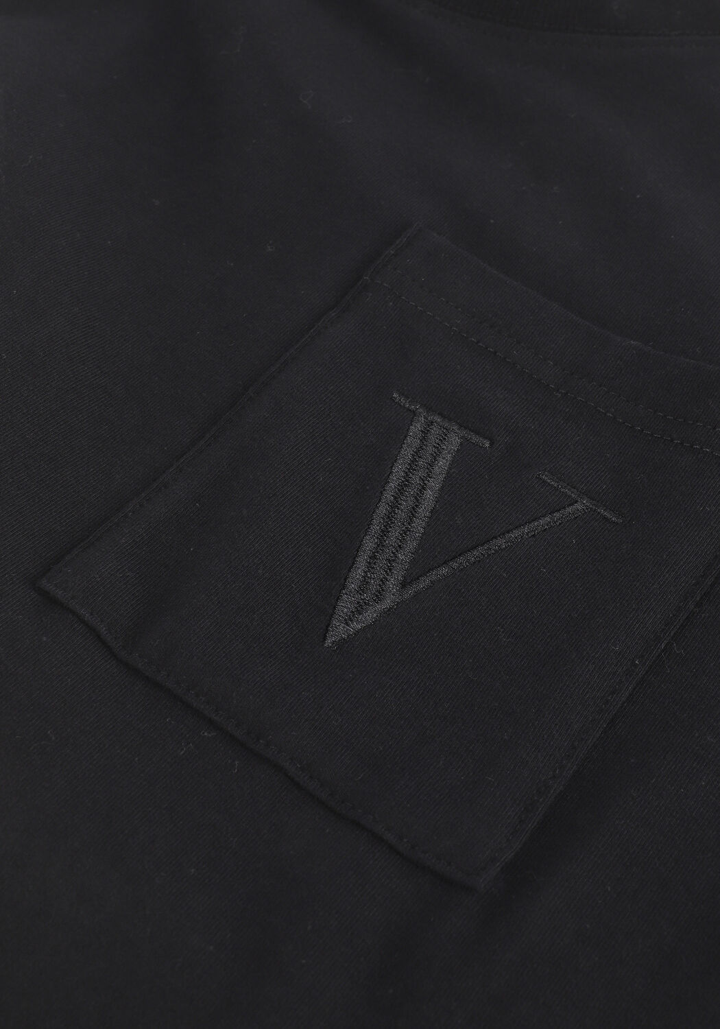 Schwarze JOSH V T-shirt DORIE POCKET - large