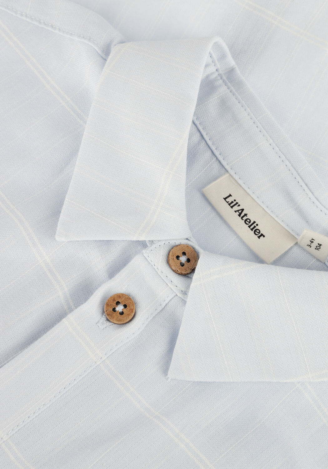 Hellblau LIL' ATELIER Klassische Hemden NMMFRIDO SS LOOSE SHIRT LIL - large