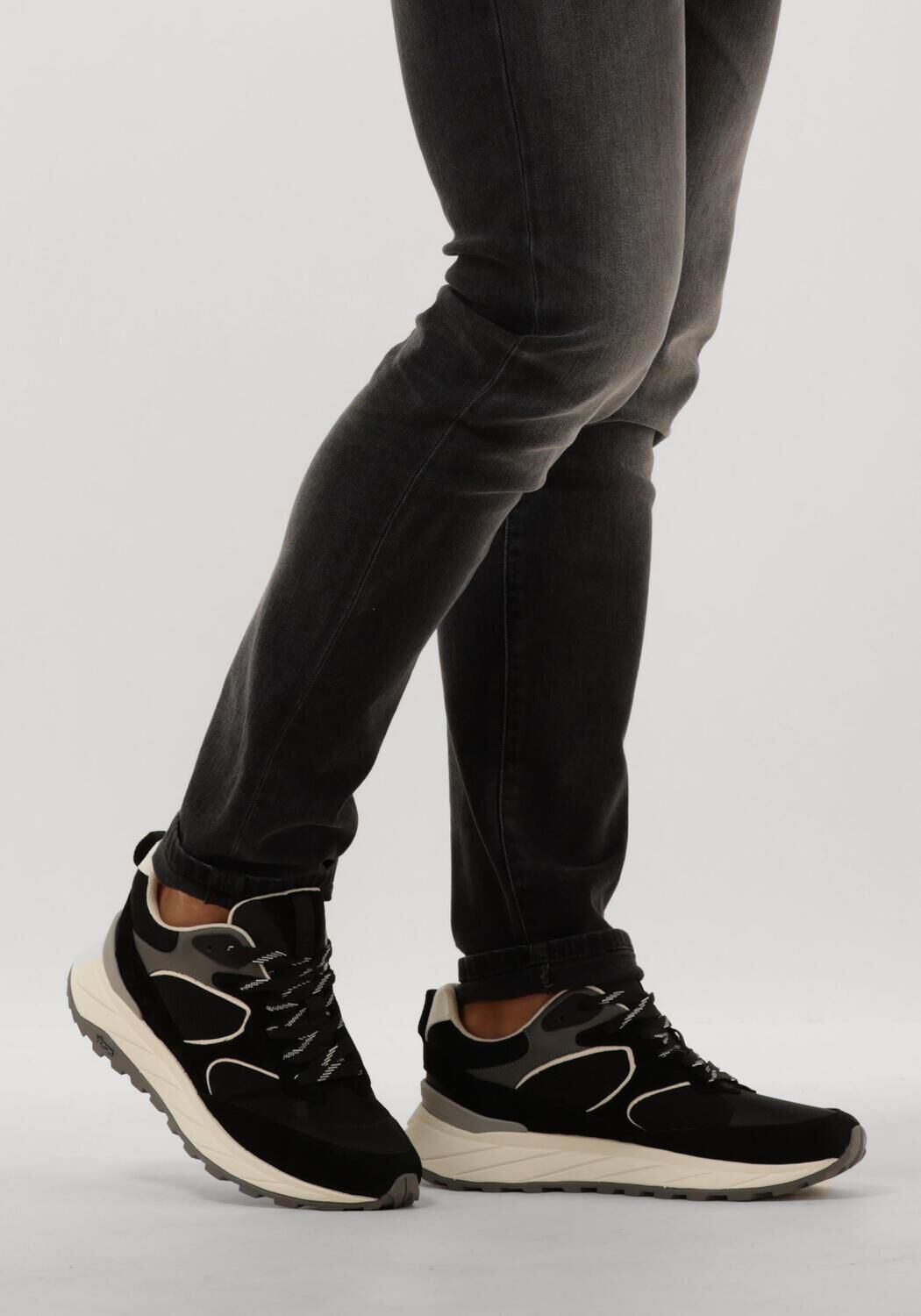 Schwarze WOOLRICH Sneaker Low RUNNING MAN - large