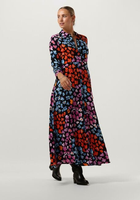 Mehrfarbige/Bunte Y.A.S. Maxikleid YASSAVANNA LONG SHIRT DRESS - large