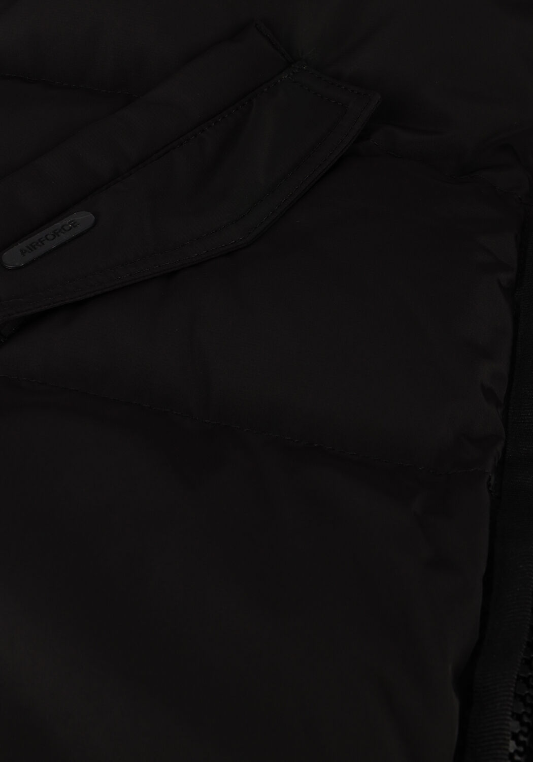 Schwarze AIRFORCE Wattierte Jack FRG0623 - large