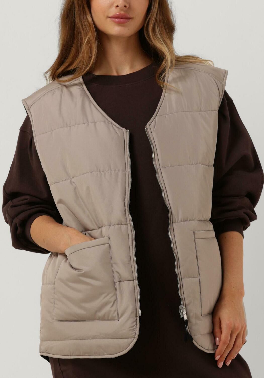 Schwarze ESM&Eacute; STUDIOS Bodywarmer KINSLEY REVERSIBLE VEST - large