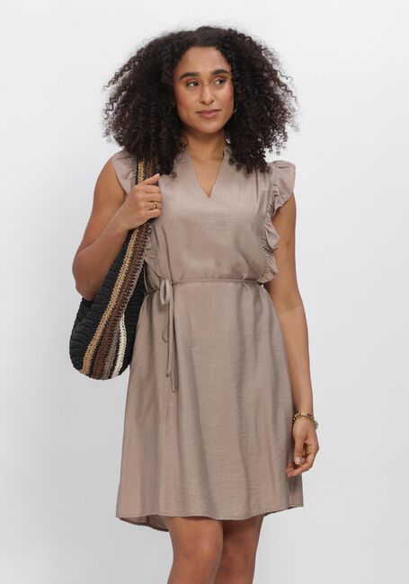 Sand CO'COUTURE Minikleid HERACC FRILL SS CROP V-DRESS - large