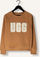 Camelfarbene UGG Sweatshirt MADELINE FUZZY LOGO CREWNECK Camelfarbene UGG Sweatshirt MADELINE FUZZY LOGO CREWNECK - medium