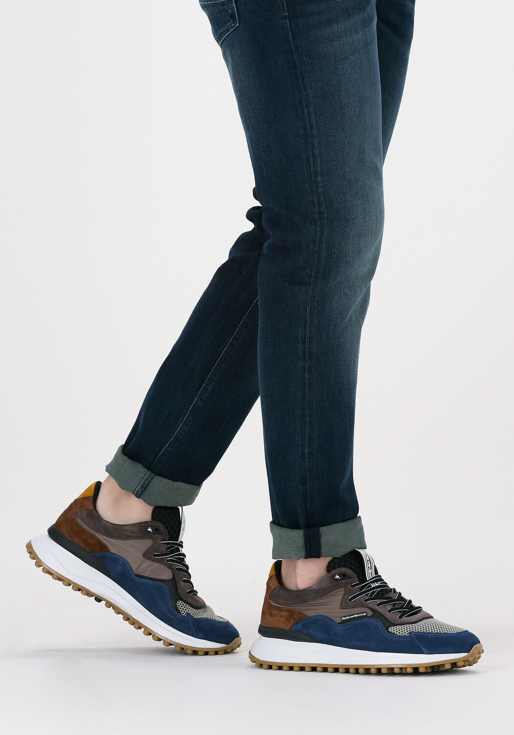 Blaue FLORIS VAN BOMMEL Sneaker Low 16339 - large