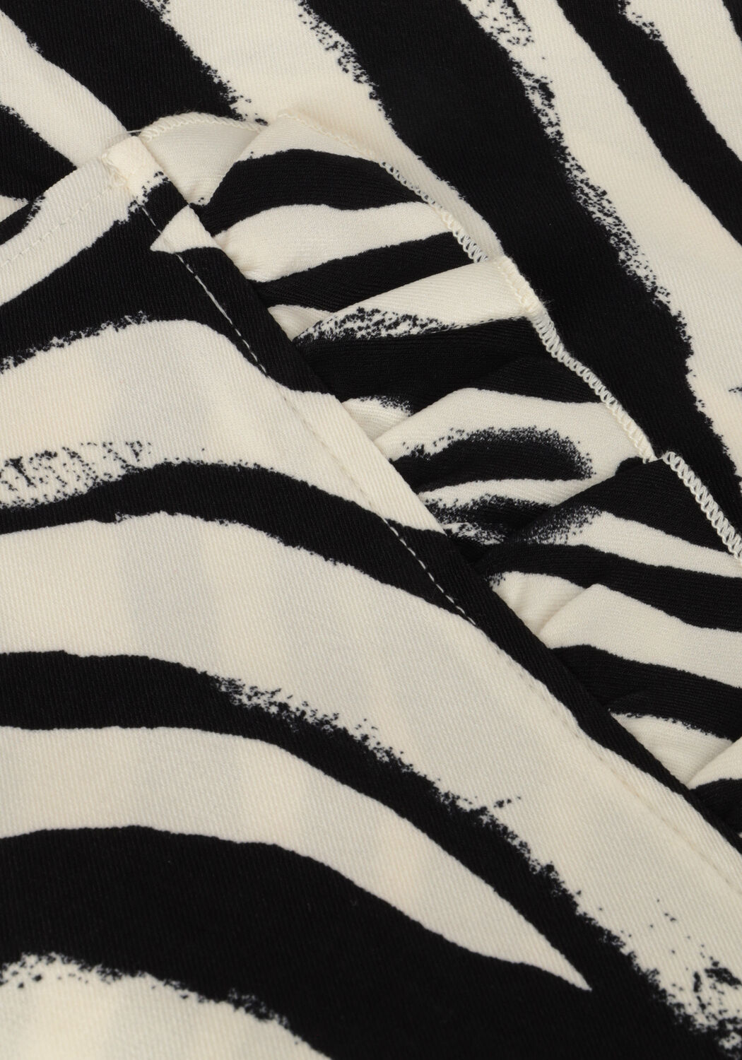 Schwarze REFINED DEPARTMENT Minirock ZEBRA - large