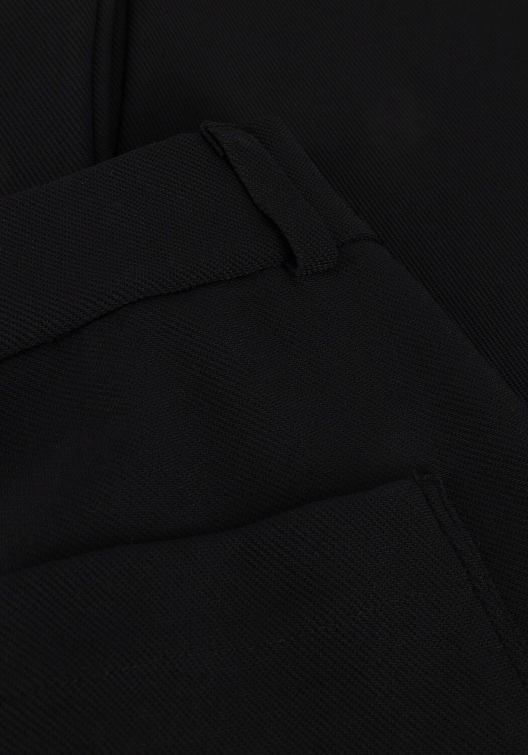 Schwarze VANILIA Schlaghose TWILL FLARE PANT - large