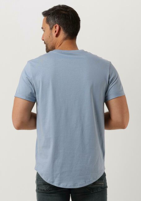 Blaue CALVIN KLEIN T-shirt BADGE TURN UP SLEEVE - large