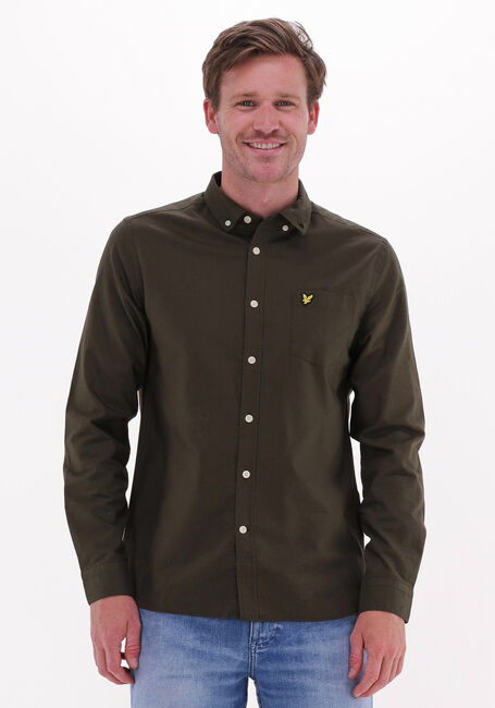 Olive LYLE & SCOTT Casual-Oberhemd REGULAR FIT LIGHT WEIGHT OXFORD SHIRT - large