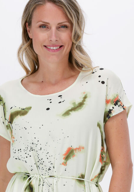 Grüne MOS MOSH Midikleid SEMA BLURY TWILL DRESS - large