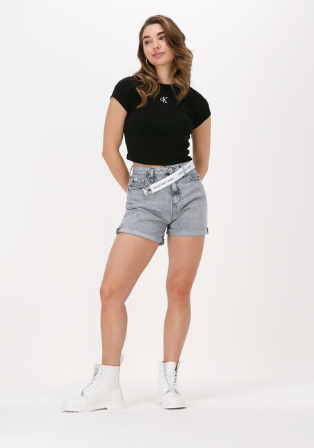 Hellgrau CALVIN KLEIN Kurze Hosen MOM SHORT - large