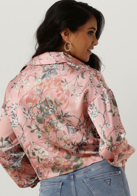 Hell-Pink GUESS Blusen LSBOWED JUN SHIRT - large