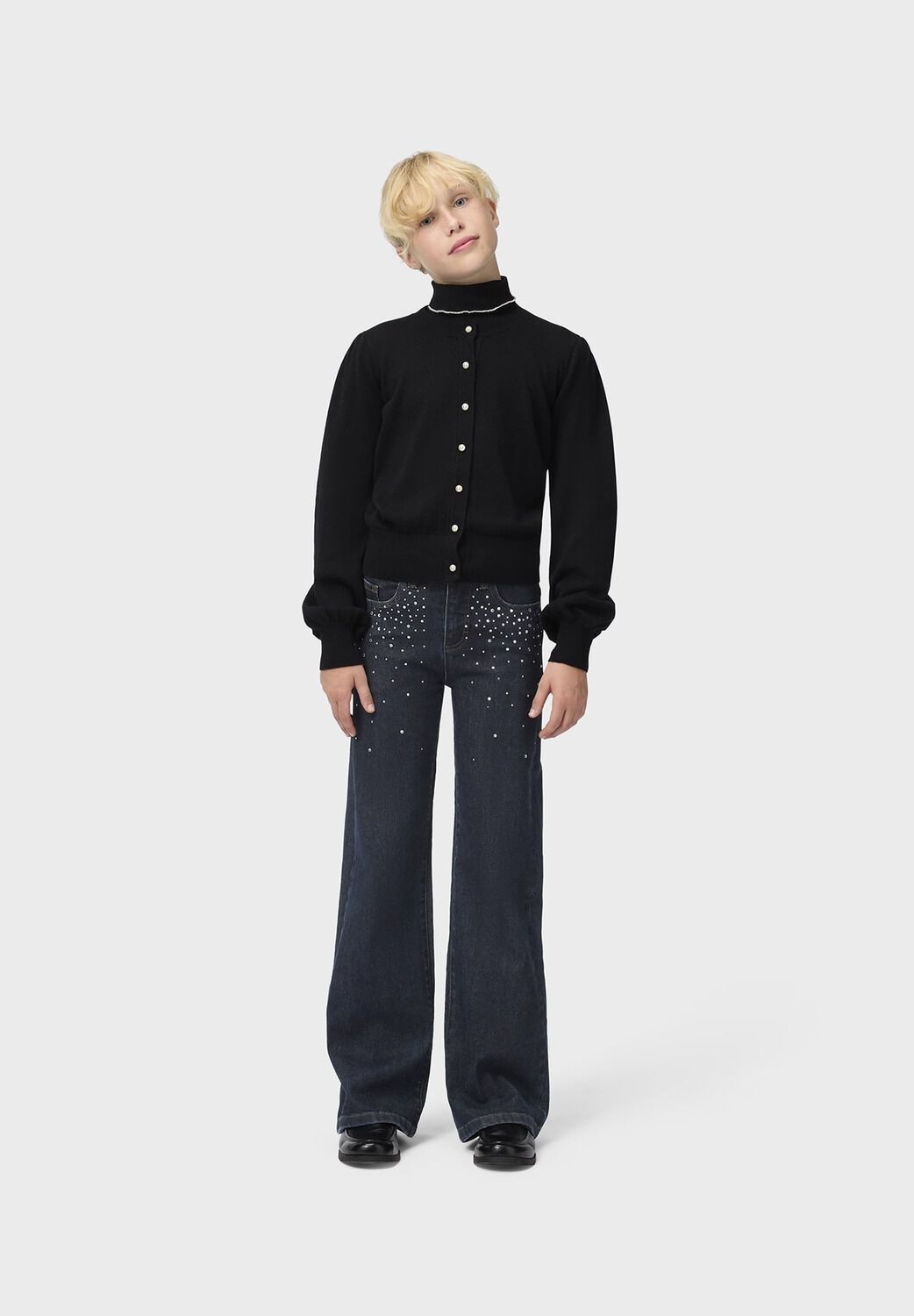 Dunkelblau MOLO Wide jeans ASTA - large