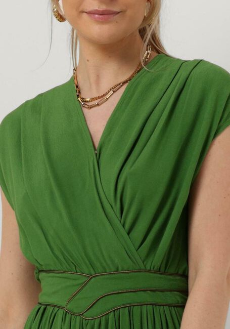 Grüne LOUIZON Maxikleid SWING - large