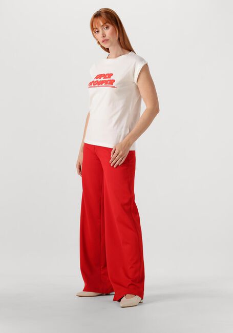 Weiße BY-BAR T-shirt THELMA SUPER TROOPER FLOCK TOP - large