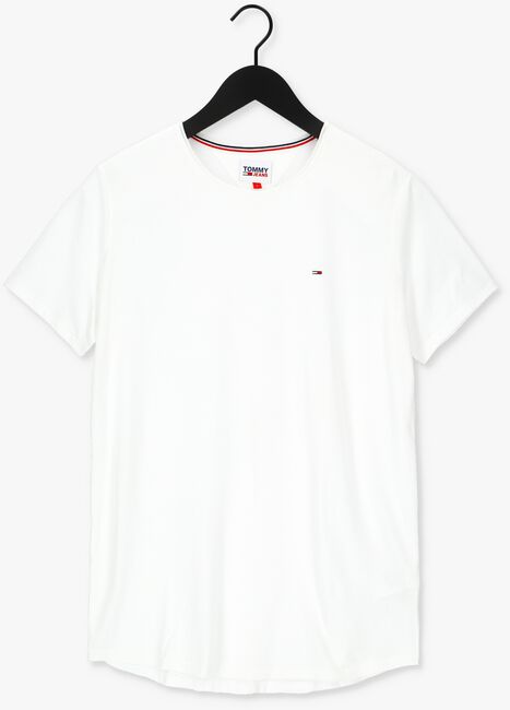 Weiße TOMMY JEANS T-shirt TJM SLIM JASPE C NECK - large