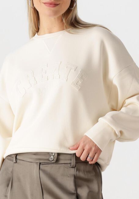 Ecru MOS MOSH Pullover MMCELLI O-LS SWEATSHIRT - large