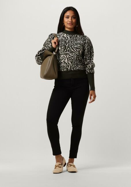 Grüne JANICE Pullover TRUI GEBREID POF MOUW JAY - large