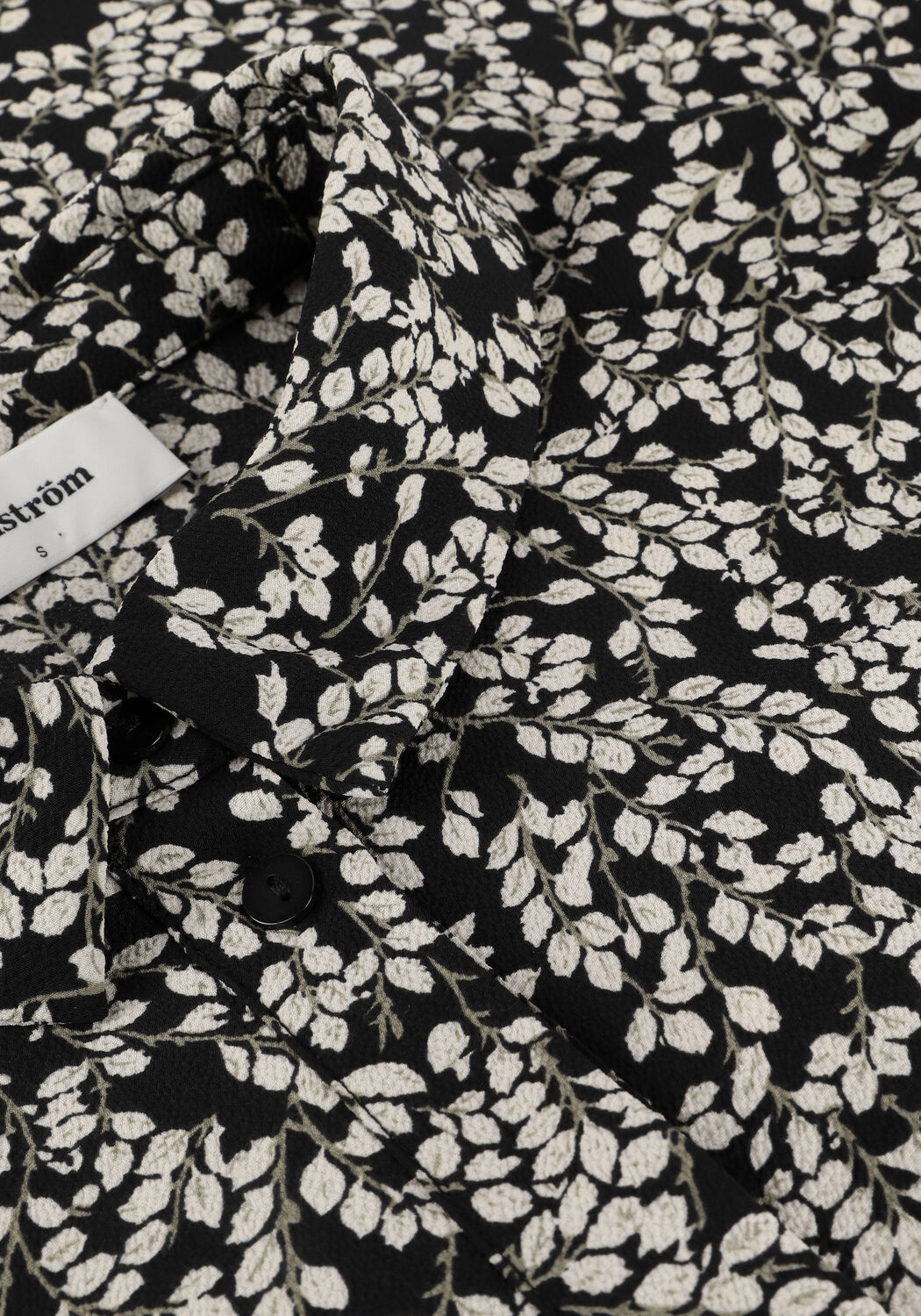 Schwarze MODSTR&Ouml;M Blusen ODA PRINT SHIRT - large