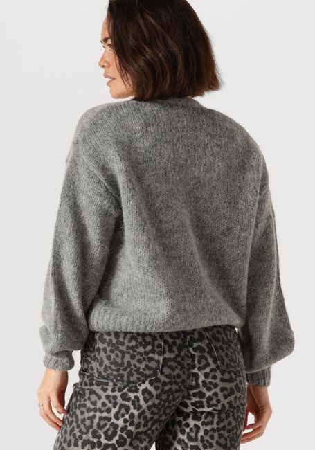 Graue Y.A.S. Strickjacke YASVIGGA LS KNIT CARDIGAN - large