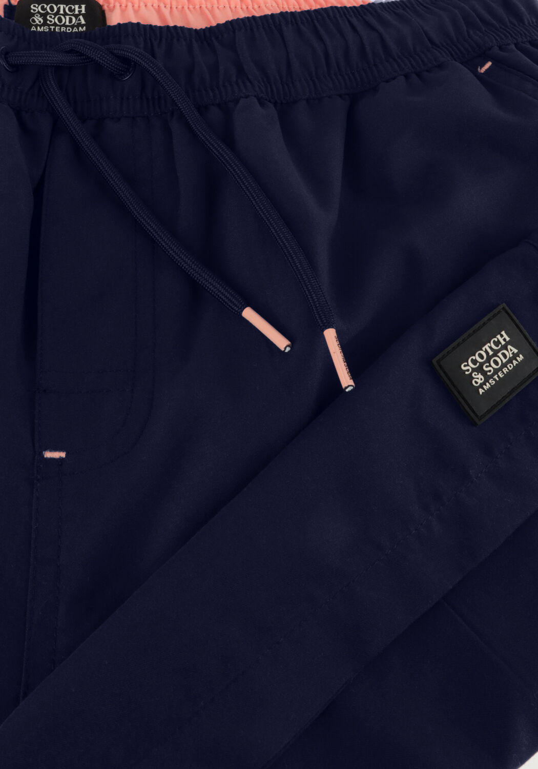 Dunkelblau SCOTCH & SODA Badehosen MID LENGTH SWIM SHORT SOLID - large