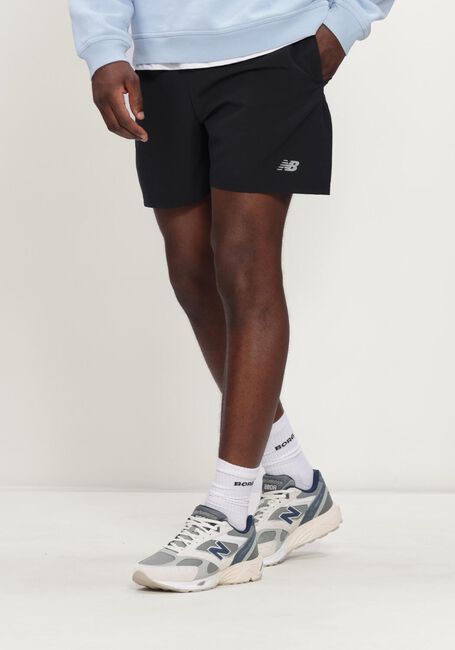 Dunkelblau NEW BALANCE Kurze Hose TRACKSIDE FRENCH TERRY SHORT 7 - large