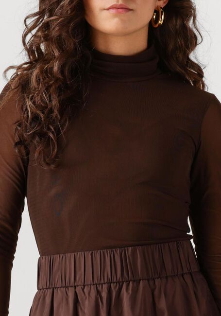 Braune NOTRE-V Tops & T-shirts NV-GULIANA MESH TOP - large