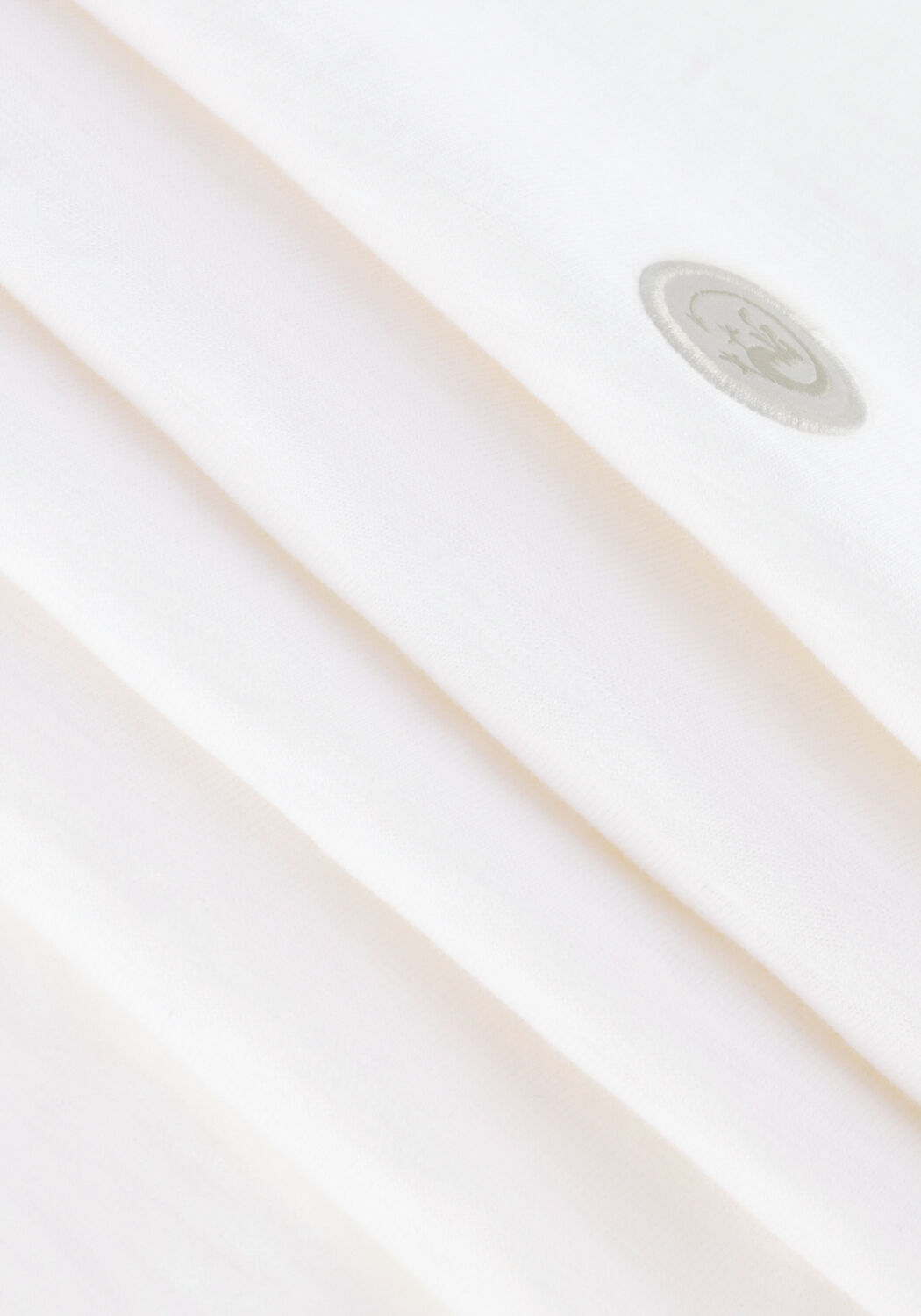 Wei&szlig;e CAST IRON T-shirt SHORT SLEEVE R-NECK ORGANIC COTTON SLUB ESSENTIAL - large