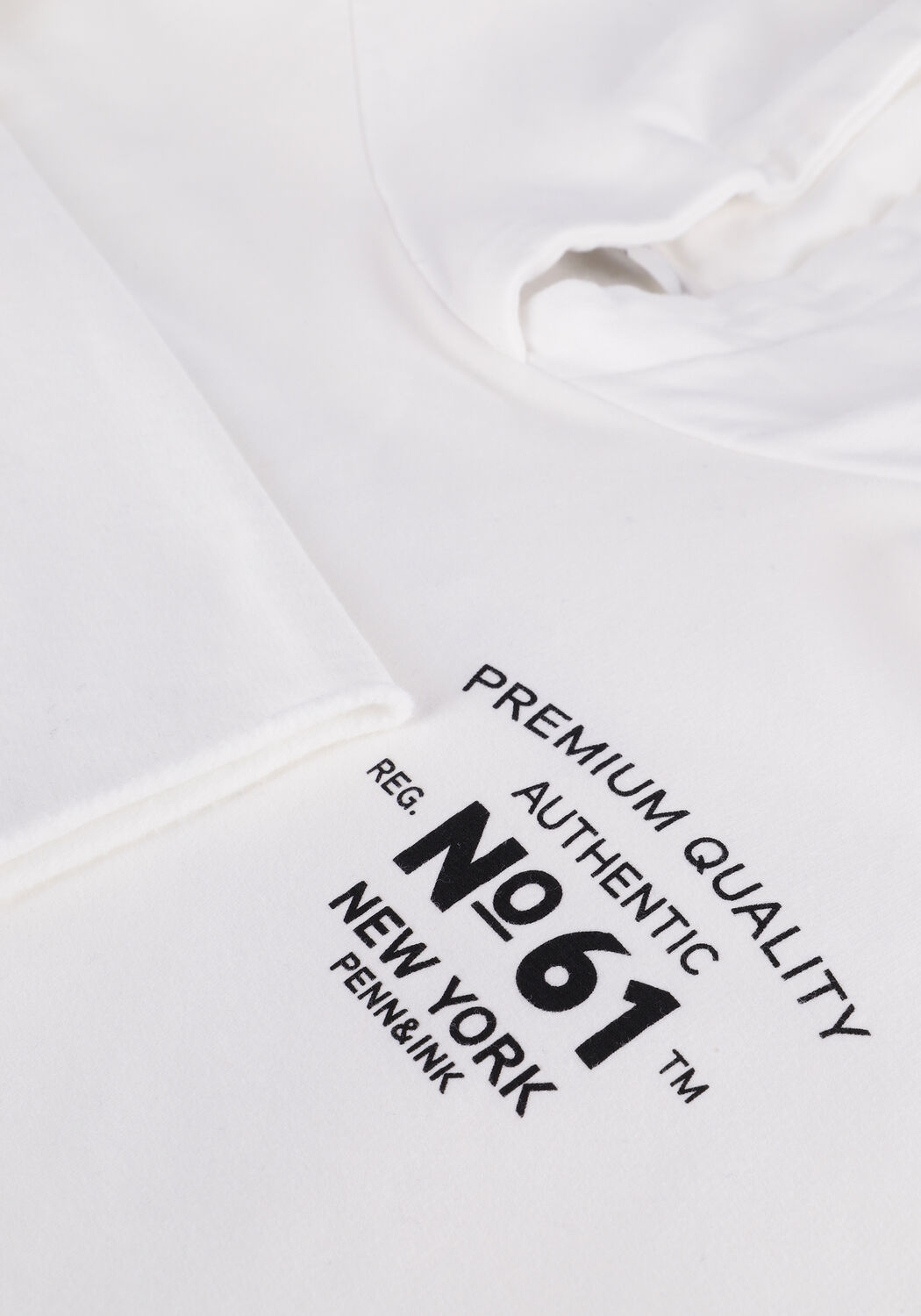 Wei&szlig;e PENN & INK Sweatshirt S22F1040 - large