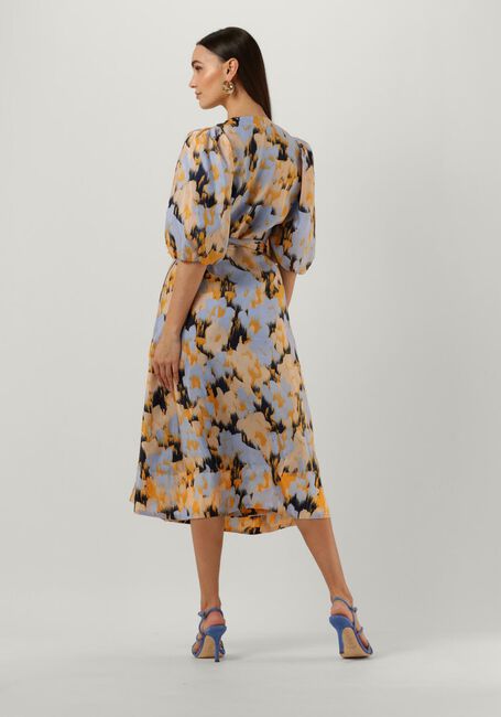 Blaue SECOND FEMALE Midikleid MARIGOLD WRAP DRESS - large
