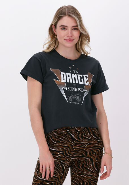 Anthrazit COLOURFUL REBEL T-shirt DANCE BOXY TEE - large