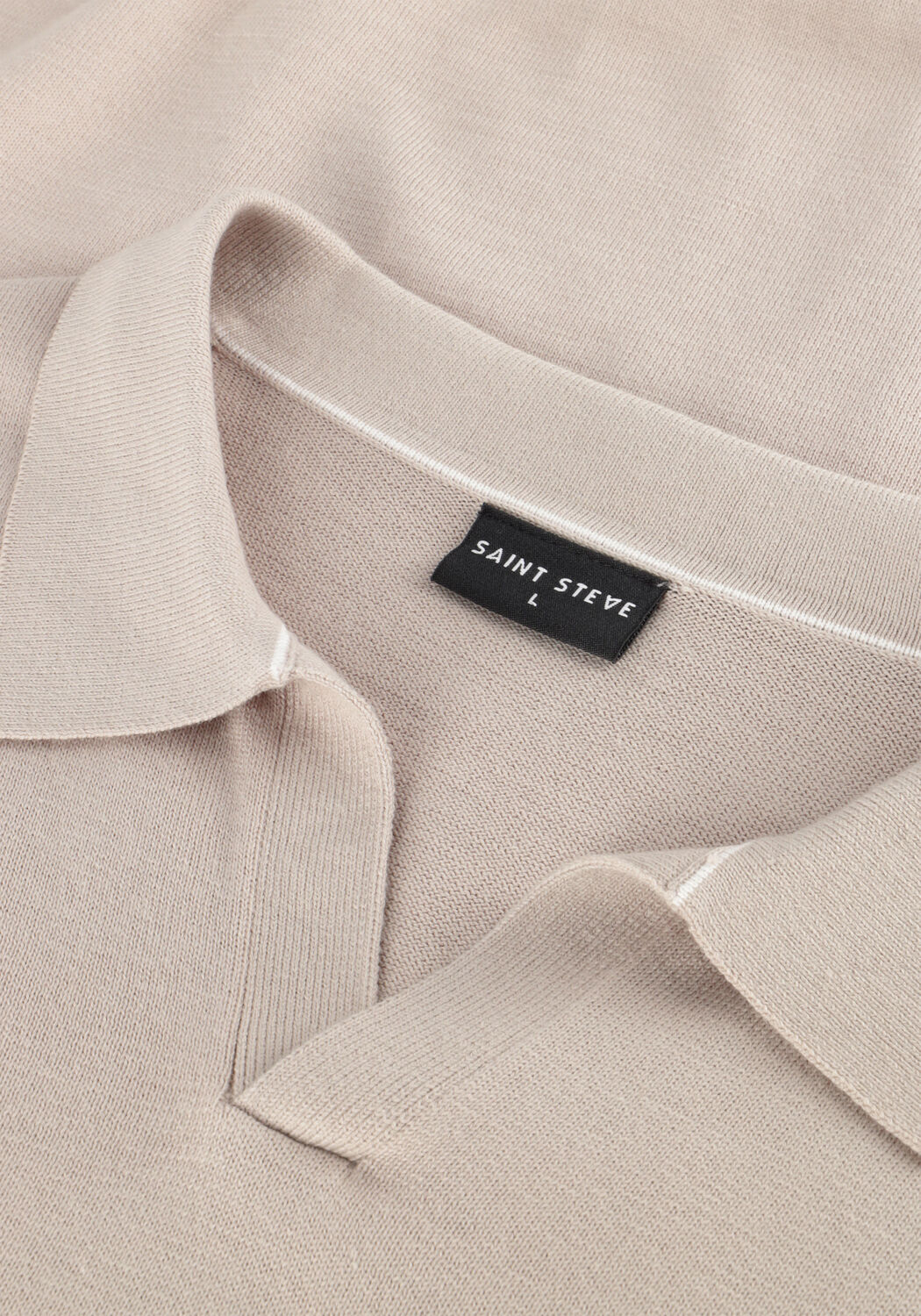 Beige SAINT STEVE Polo-Shirt SEAN - large