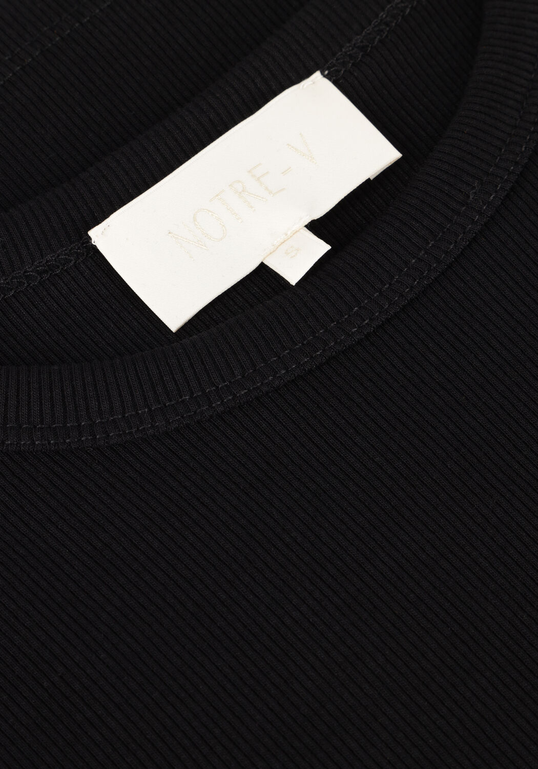 Schwarze NOTRE-V T-shirt NV-FARAH - large