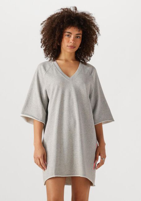 Graue ALIX THE LABEL Minikleid KNITTED SWEAT DRESS - large