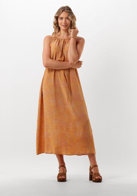 Beige SISSEL EDELBO Midikleid MERIDA SILK STRAP DRESS - large