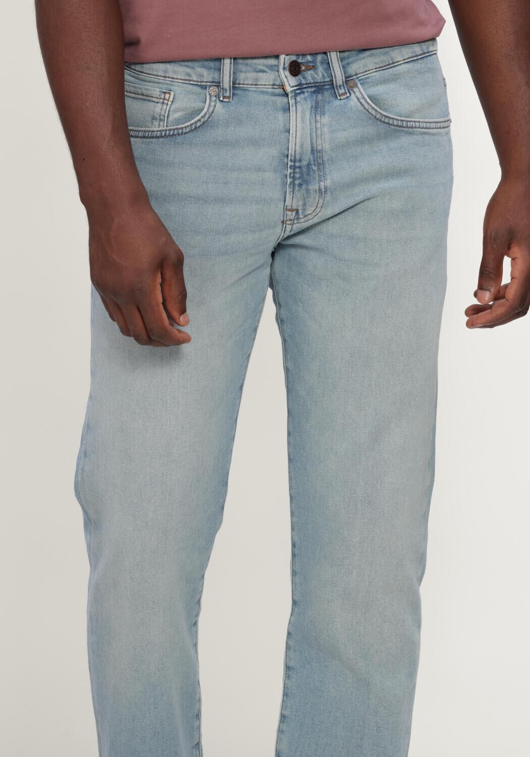 Hellblau BOSS ORANGE Straight leg jeans RE.MAINE BC - large