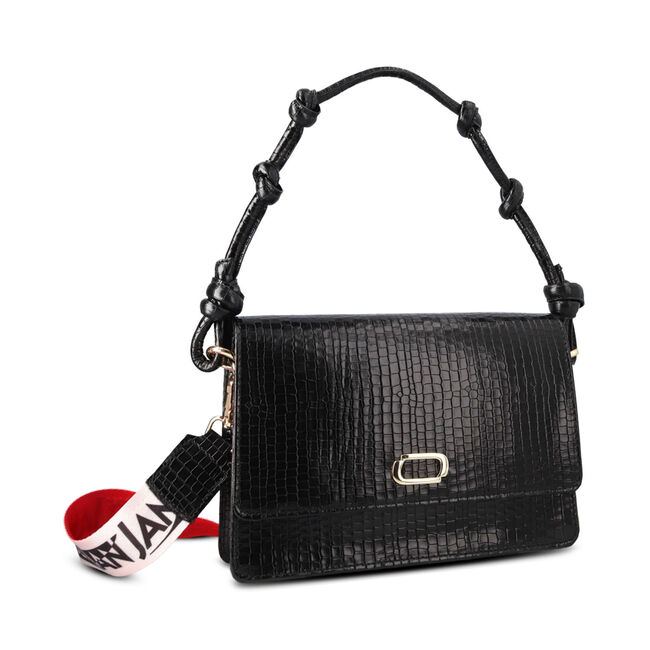 Schwarze JAN JANSEN Handtasche CLIMBING HAND BAG - large